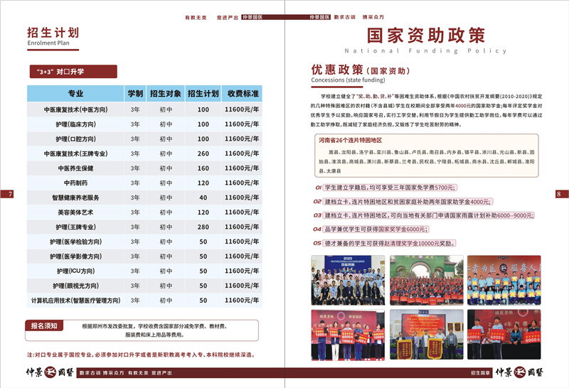郑州仲景国医中等专业学校2025年招生简章5